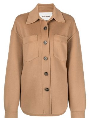 Куртка Nanushka коричневая