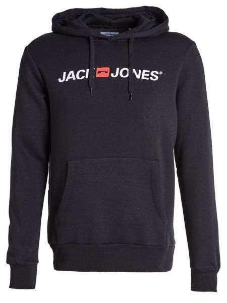 Bluza z kapturem Jack & Jones czarna