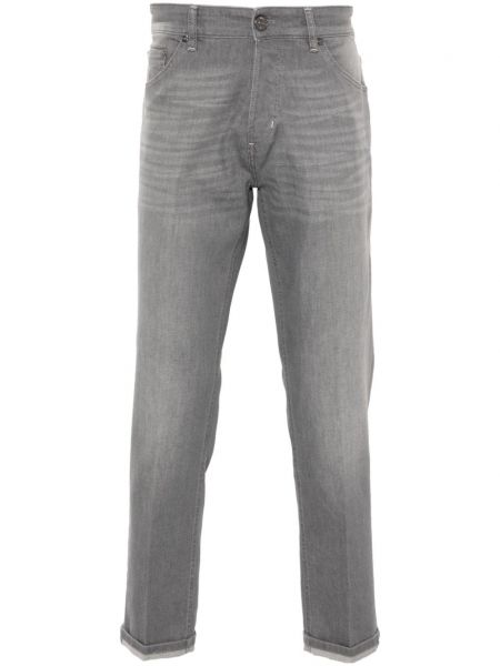 Zúžené džínsy Pt Torino sivá