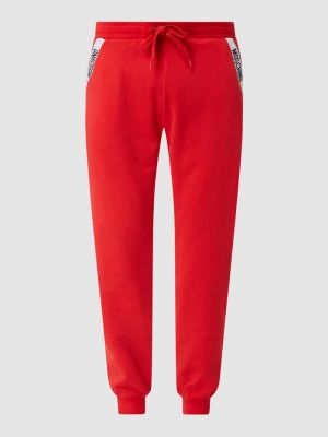 Spodnie sportowe Moschino Swim + Underwear czerwone