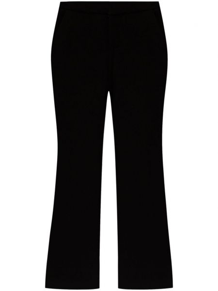 Vlněné kalhoty Balmain černé
