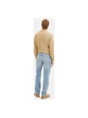 Slim fit skinny jeans mit reißverschluss mit taschen Tom Tailor blau