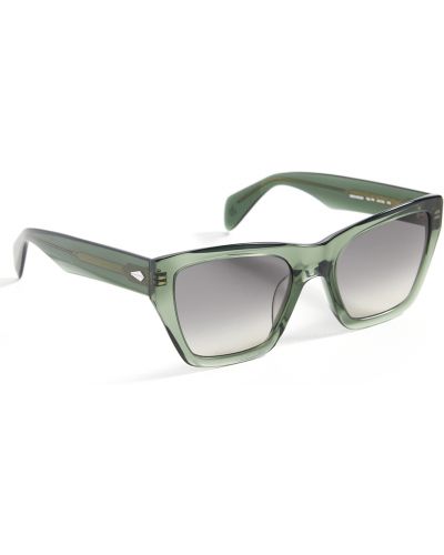 Солнцезащитные очки Rag & Bone, зеленые