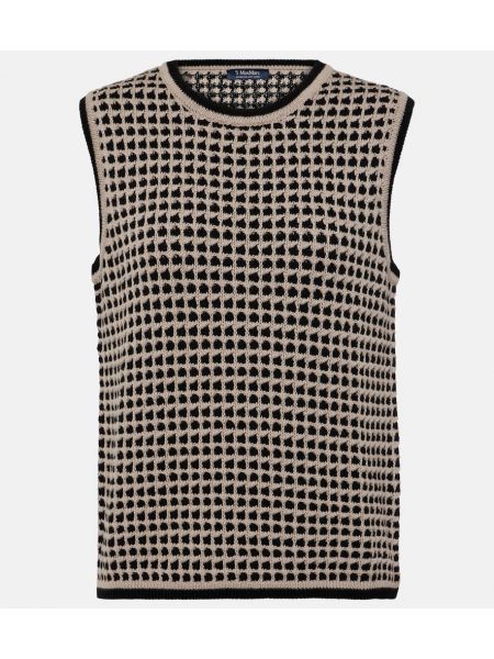 Bomull vest 's Max Mara beige