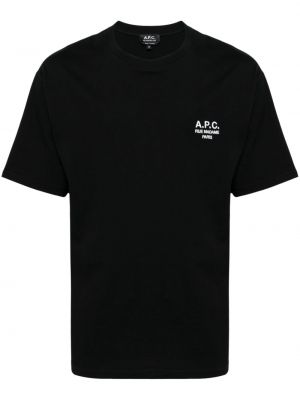 Βαμβακερή μπλούζα με κέντημα A.p.c.