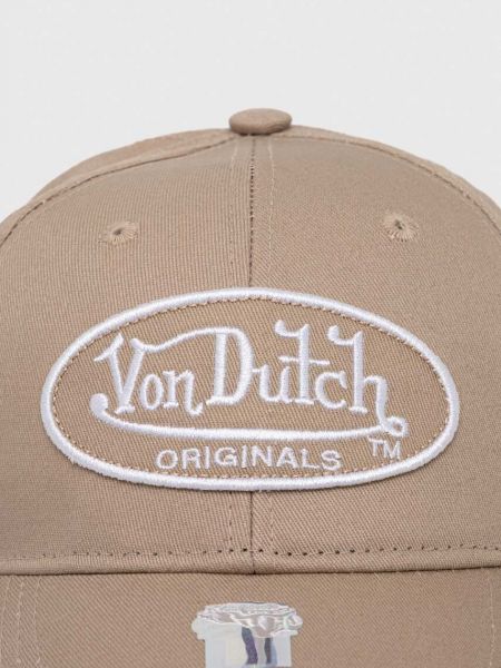 Pamučna kapa Von Dutch bež