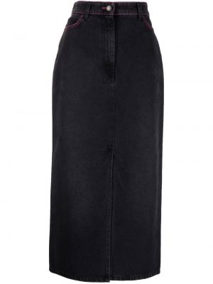 Černé džínová sukně Msgm