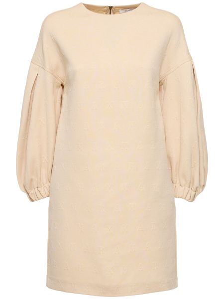 Paita puuvilla jersey-mekko Max Mara beige