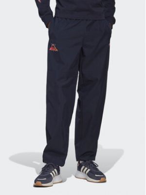 Pantalon de joggings large Adidas bleu