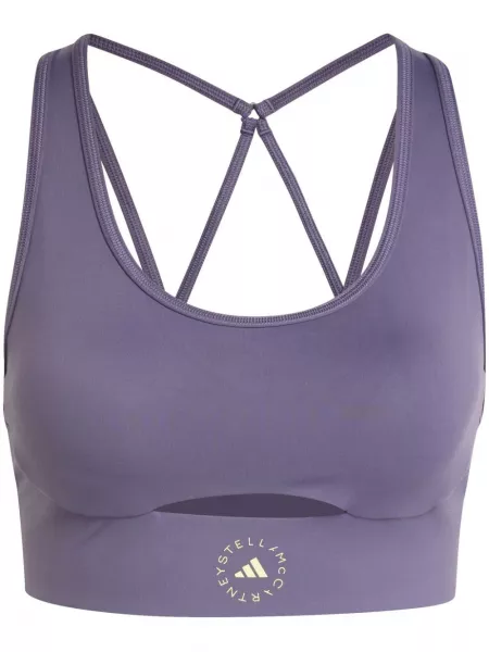 Urheilu rintaliivit Adidas By Stella Mccartney violetti