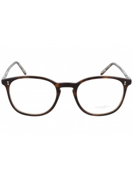 Okulary retro Oliver Peoples brązowe
