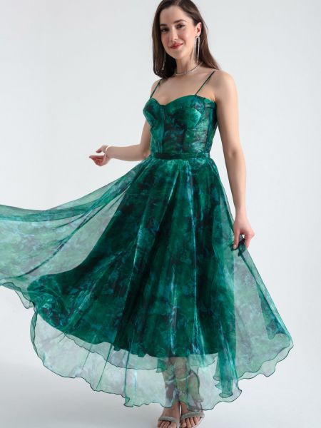 Βραδινό φόρεμα Lafaba πράσινο