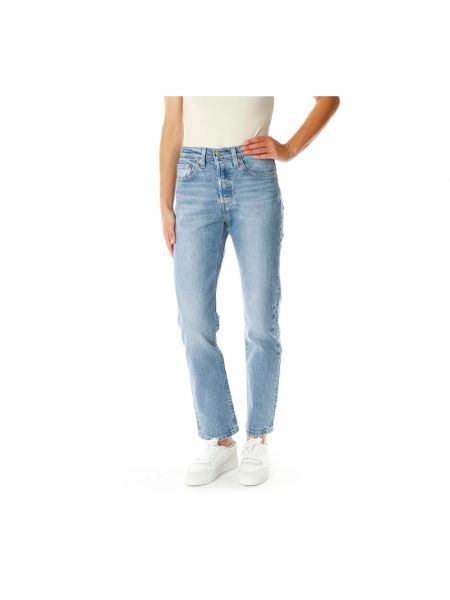 High waist straight jeans Levi's® blau