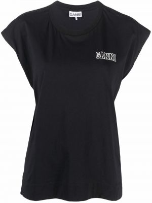 T-shirt Ganni svart