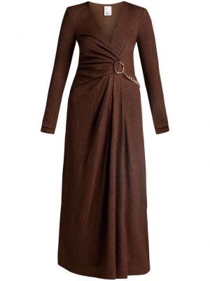 Robe mi-longue Acler marron