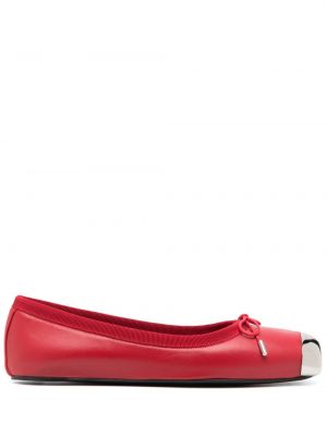 Nizki čevlji z lokom Alexander Mcqueen rdeča