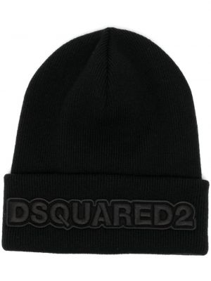 Brodert lue Dsquared2 svart