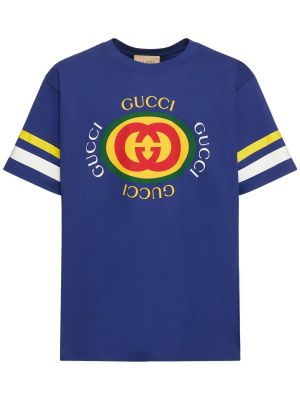 T-shirt aus baumwoll Gucci