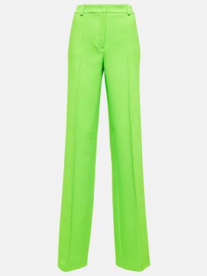 Rovné kalhoty Blumarine zelené