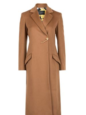 Пальто Versace коричневое