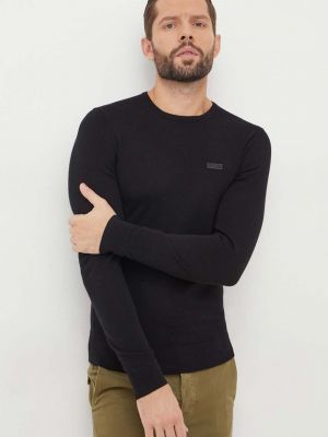 Vuneni pulover Calvin Klein crna