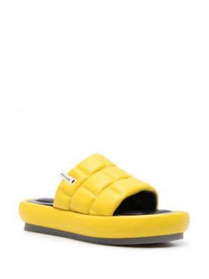 Stepētas dabīgās ādas kurpes Premiata dzeltens