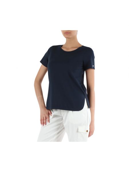 Camiseta de algodón de tela jersey Sun68 azul