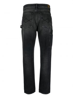 Straight fit džíny s oděrkami Washington Dee Cee černé