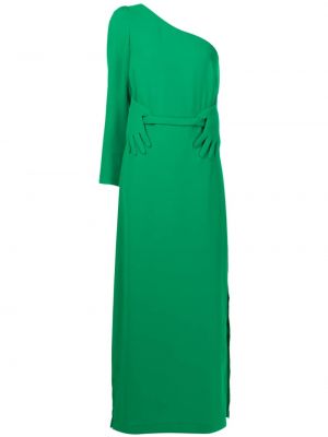 Šaty na zip s dlouhými rukávy z polyesteru Adriana Degreas - zelená