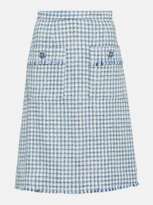 Mini sukně s vysokým pasem Etro modré