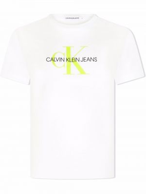 T-shirt för tjejer Calvin Klein Kids vit