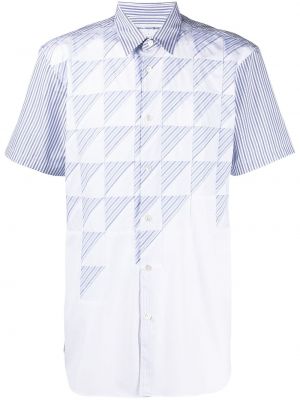 Camisa a rayas Comme Des Garçons Shirt blanco