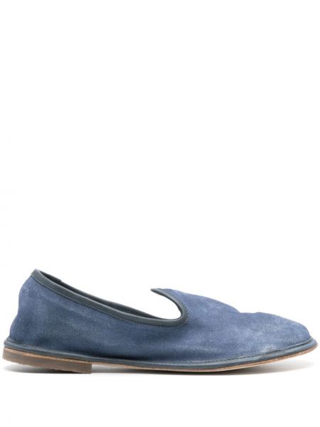 Nahast seemisnahksed loafer-kingad Alberto Fasciani sinine