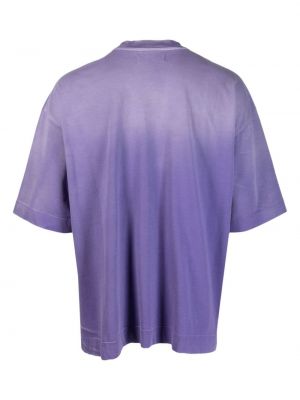 Bavlněné tričko Paura fialové