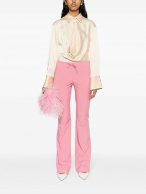Kalhoty s mašlí Blumarine růžové