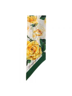 Pañuelo de seda de flores Dolce&gabbana