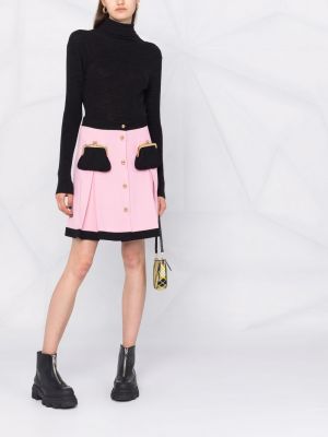 Falda con bolsillos Moschino rosa