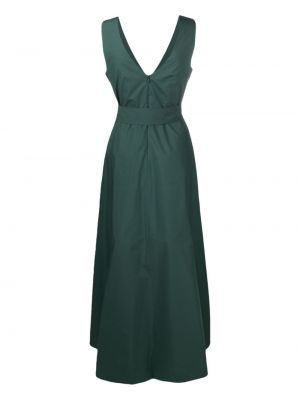 Maksi suknelė v formos iškirpte P.a.r.o.s.h. žalia