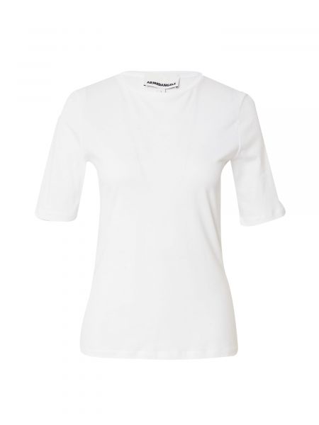 Меланж тениска Armedangels бяло