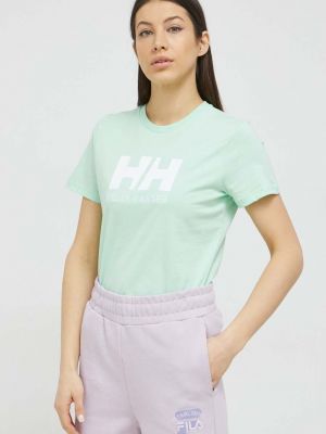 Тениска Helly Hansen зелено