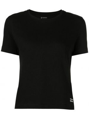 T-shirt mit stickerei Osklen schwarz