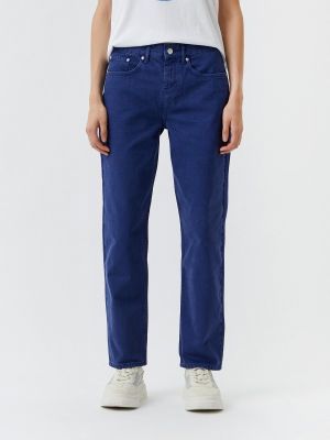 Прямые джинсы Moschino Jeans синие