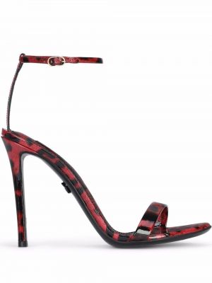 Sandales ar apdruku ar leoparda rakstu Dolce & Gabbana