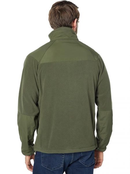 Флисовая куртка на молнии Alpha Industries зеленая