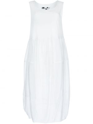 Прозрачна миди рокля Rundholz бяло