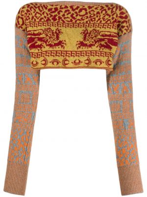 Pleteni džemper Vivienne Westwood žuta