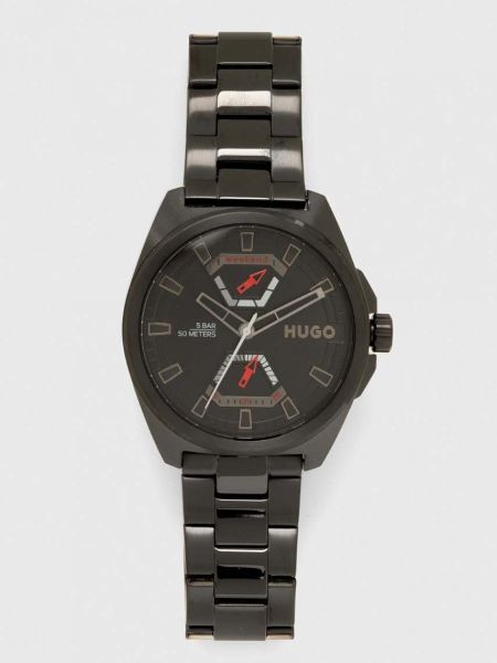 Czarny zegarek Hugo