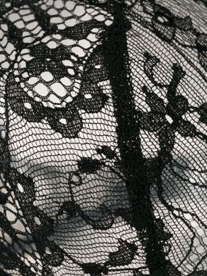 Krajková podprsenka s perlami Gilda & Pearl černá