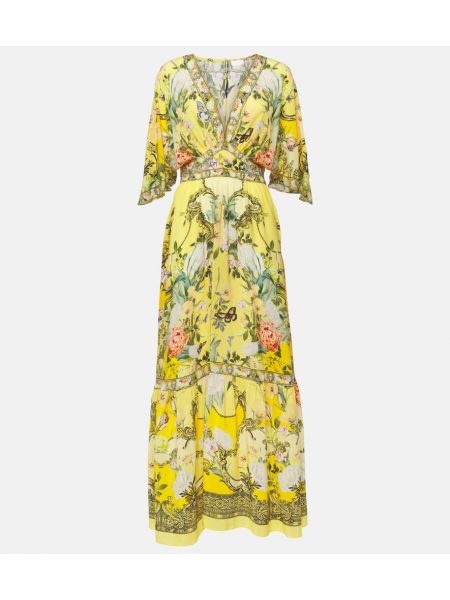 Floral silke dress Camilla