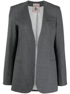 Lang blazer Semicouture grå